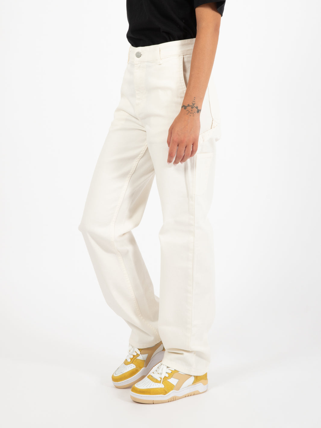 W' Pierce Pant Straight Wax Rinsed