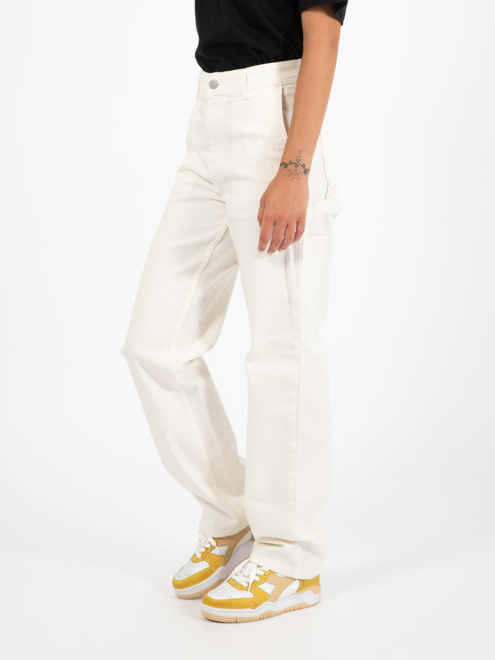 W' Pierce Pant Straight Wax Rinsed