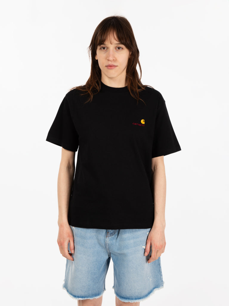 Carhartt WIP - W' S/S American Script T-Shirt Black