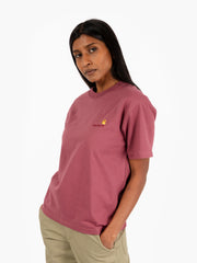 Carhartt WIP - W' S/S American Script T-Shirt Dusty Fuchsia