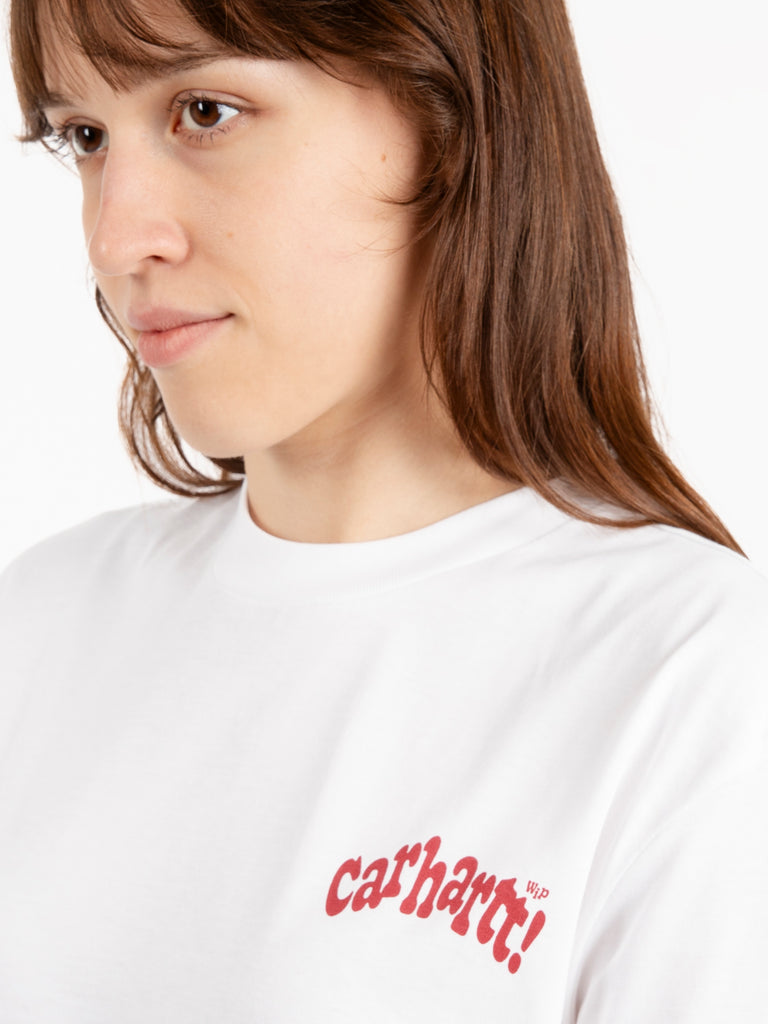 Carhartt WIP - W' S/S Amour t-shirt white / tuscany