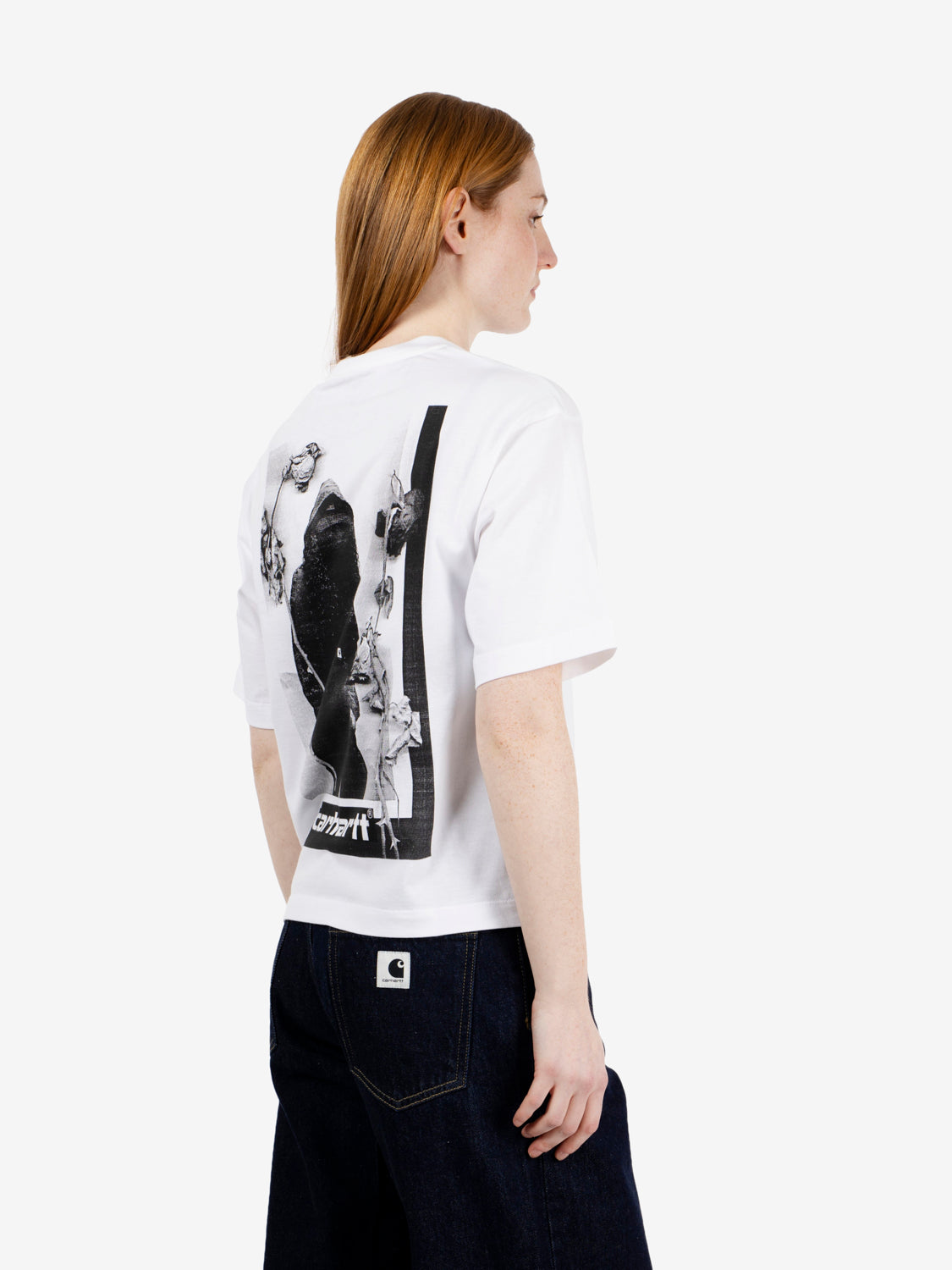 W S/S Archive Script t-shirt white