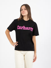 Carhartt WIP - W' S/S Bubbles T-shirt Black / Pink