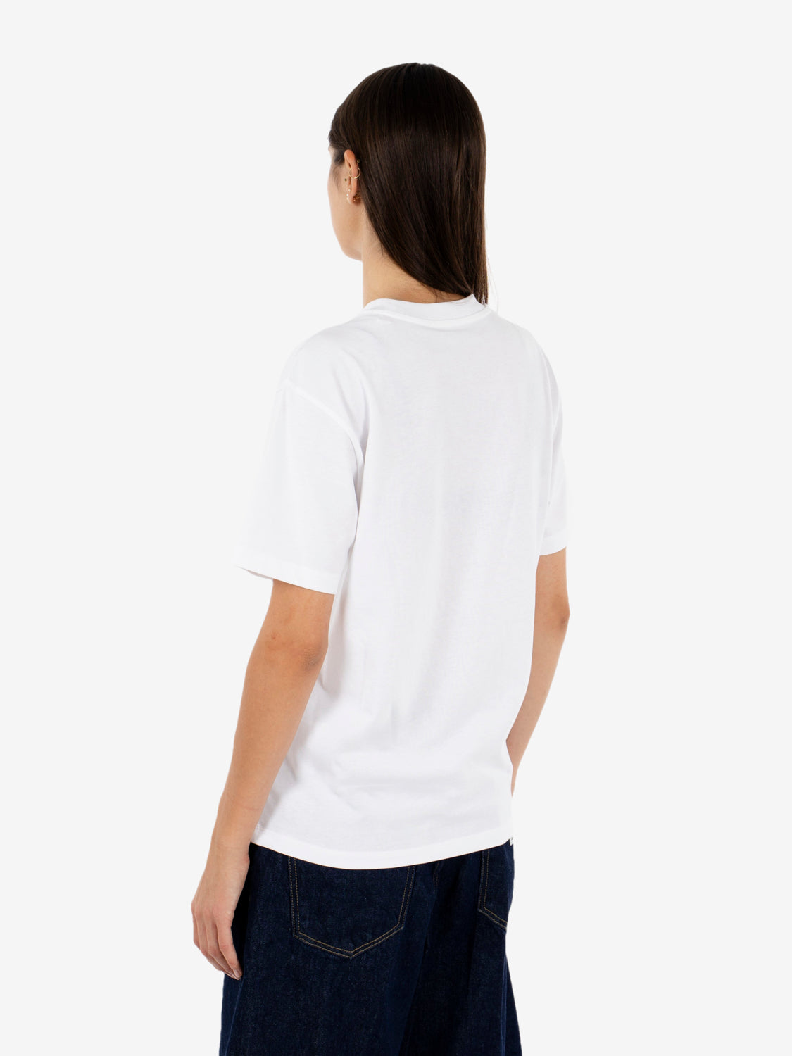 W' S/S Bumper Sticker t-shirt white