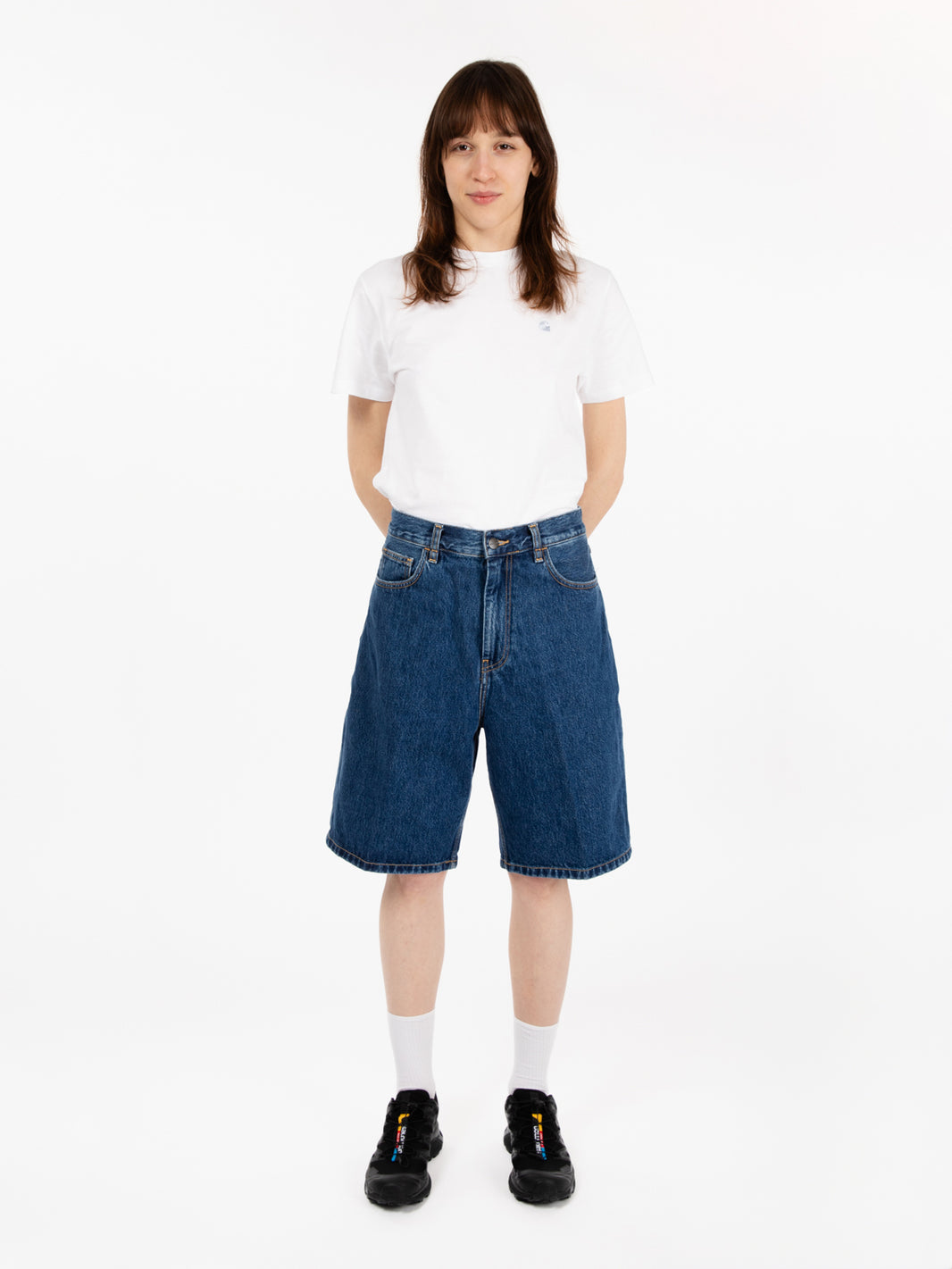 W' S/S Casey T-Shirt White / Silver