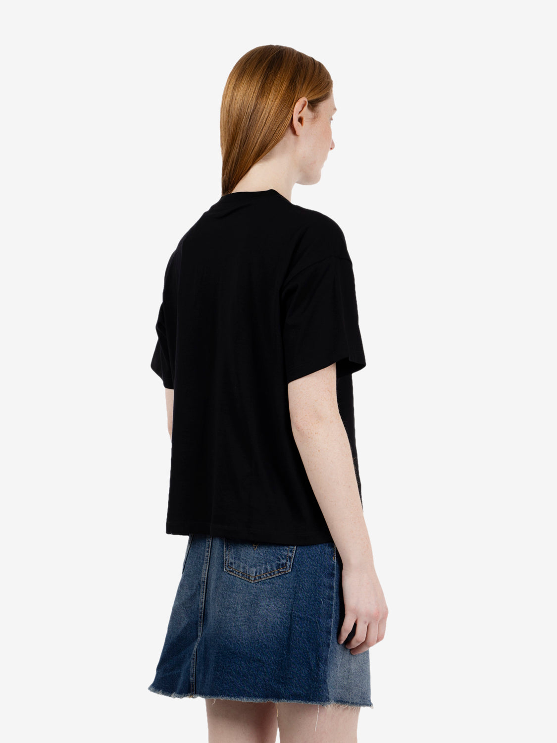 W' S/S Cloud Heart T-Shirt black
