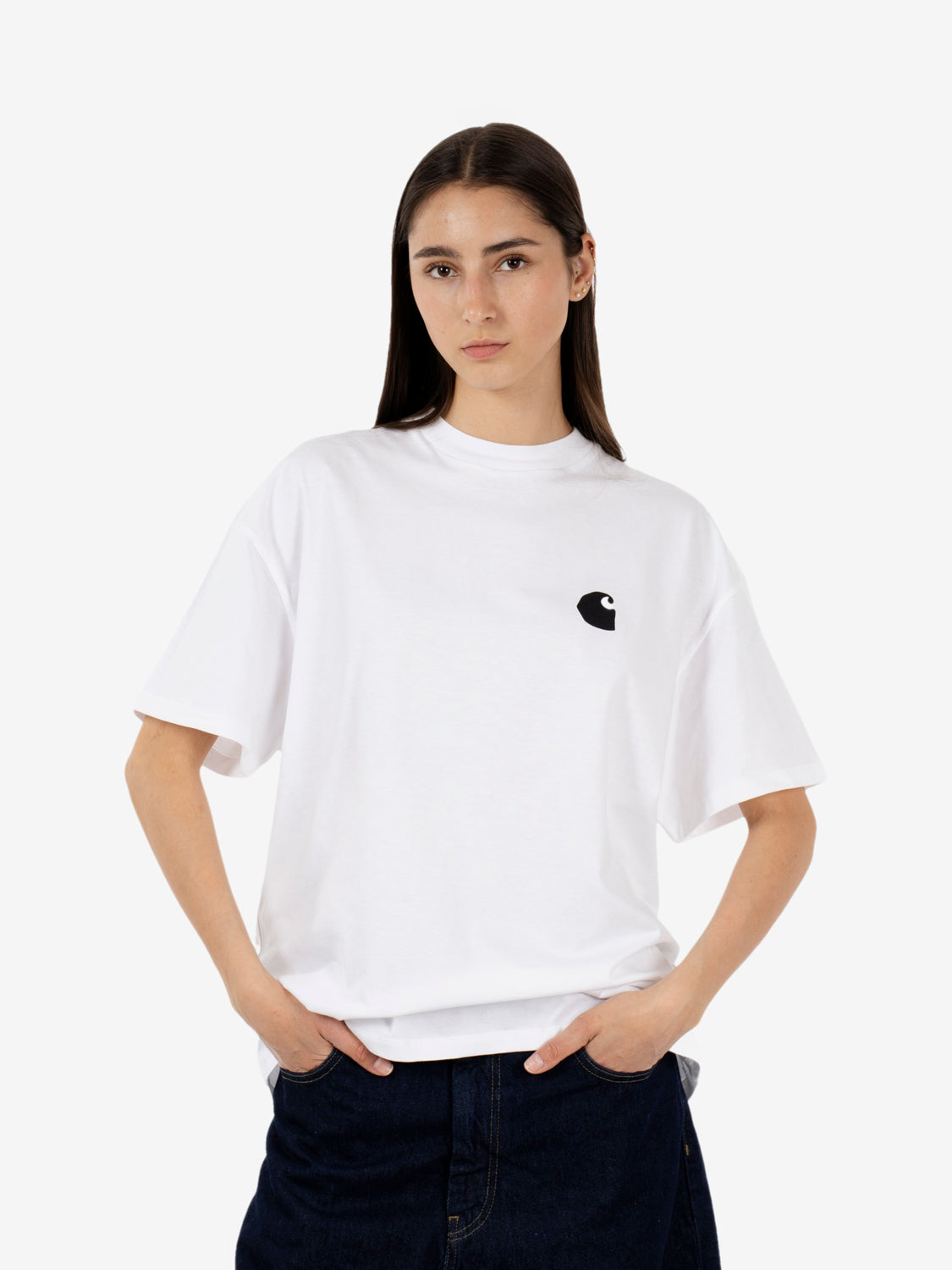 W' S/S Compy T-Shirt white