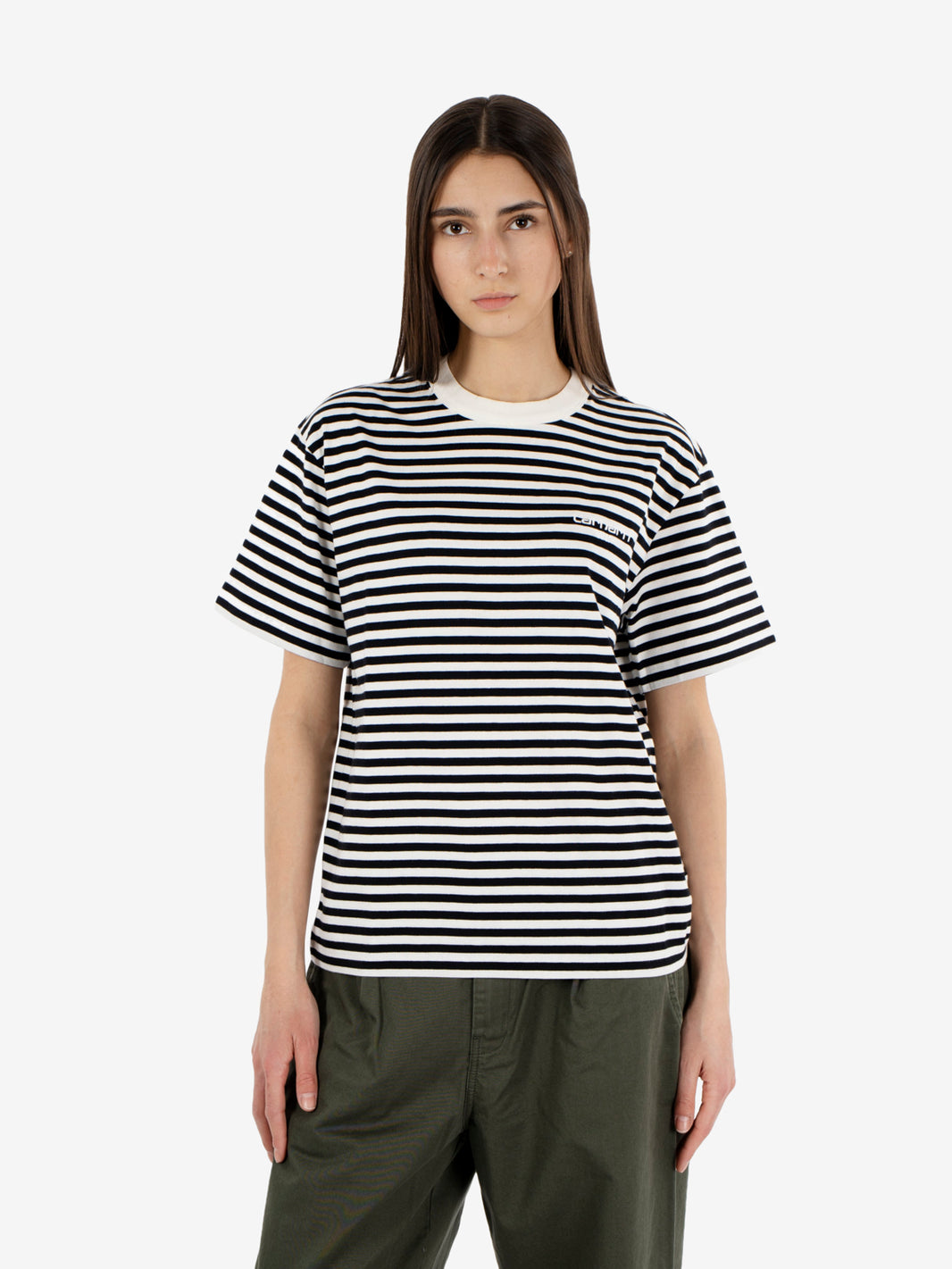 W' S/S Ezra t-Shirt black / wax
