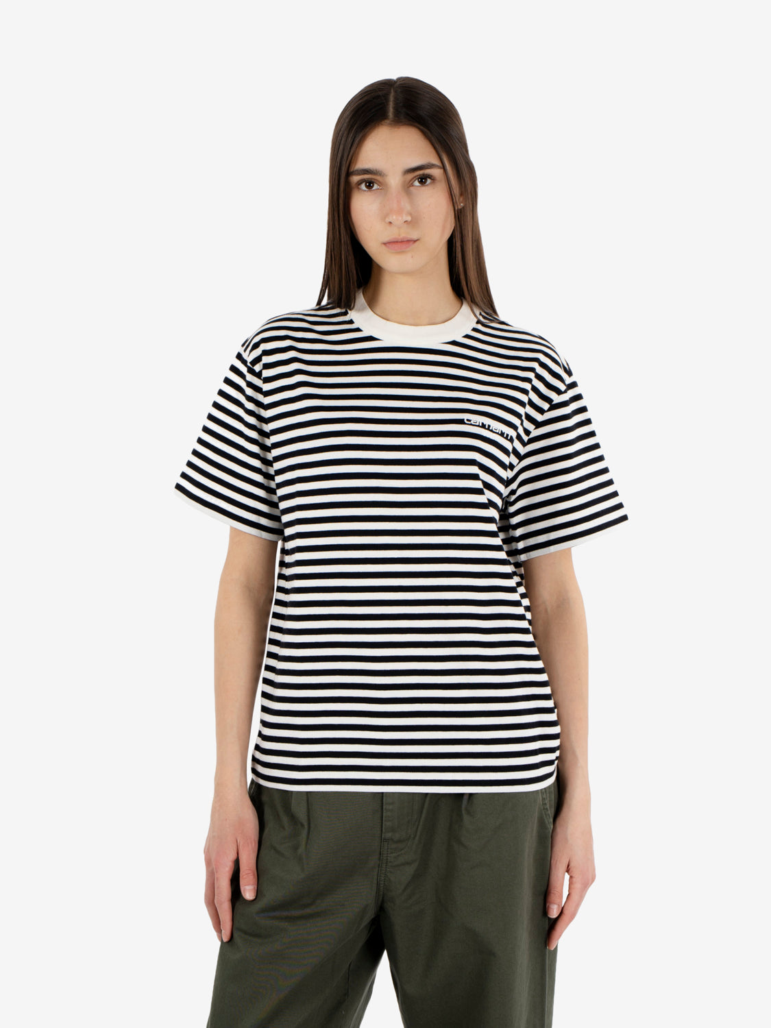 W' S/S Ezra t-Shirt black / wax