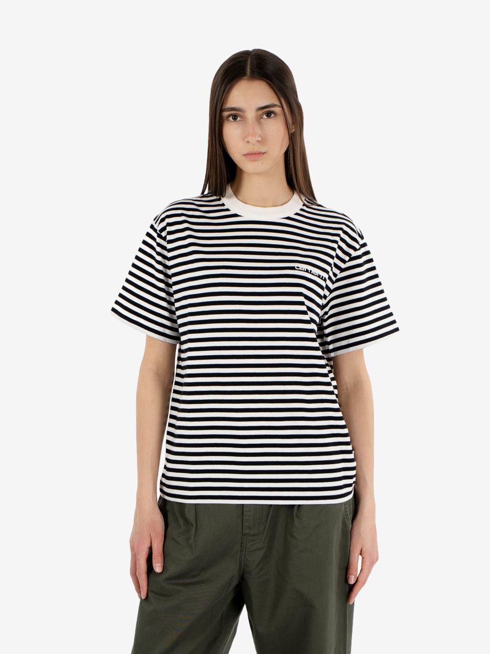 W' S/S Ezra t-Shirt black / wax