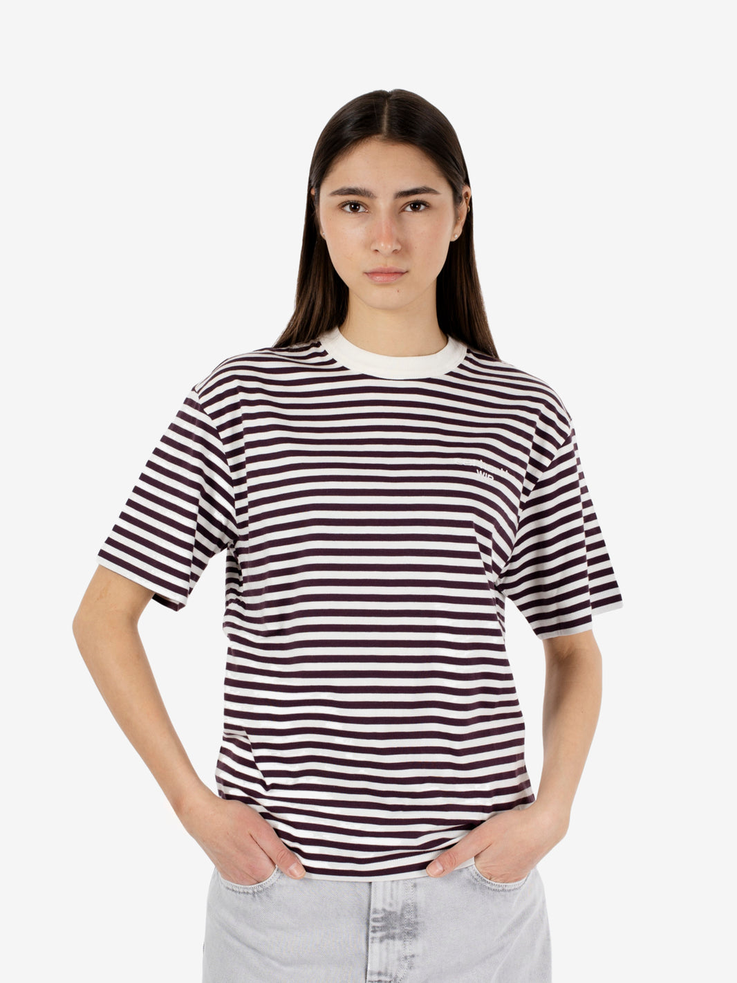 W' S/S Ezra T-Shirt Purple/Wax