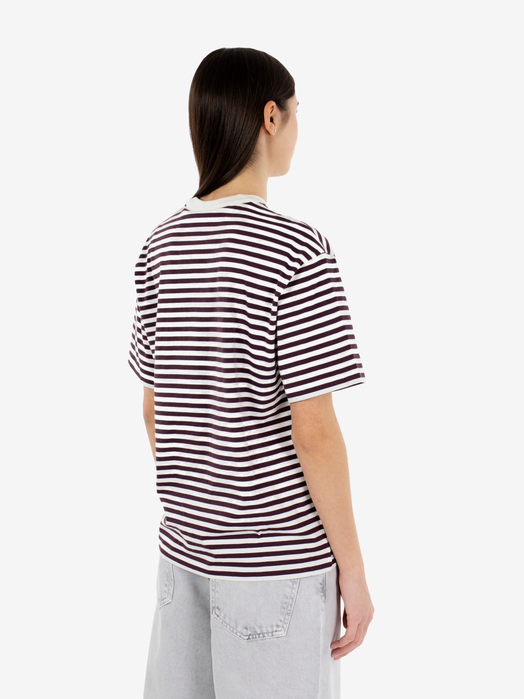 W' S/S Ezra T-Shirt Purple/Wax