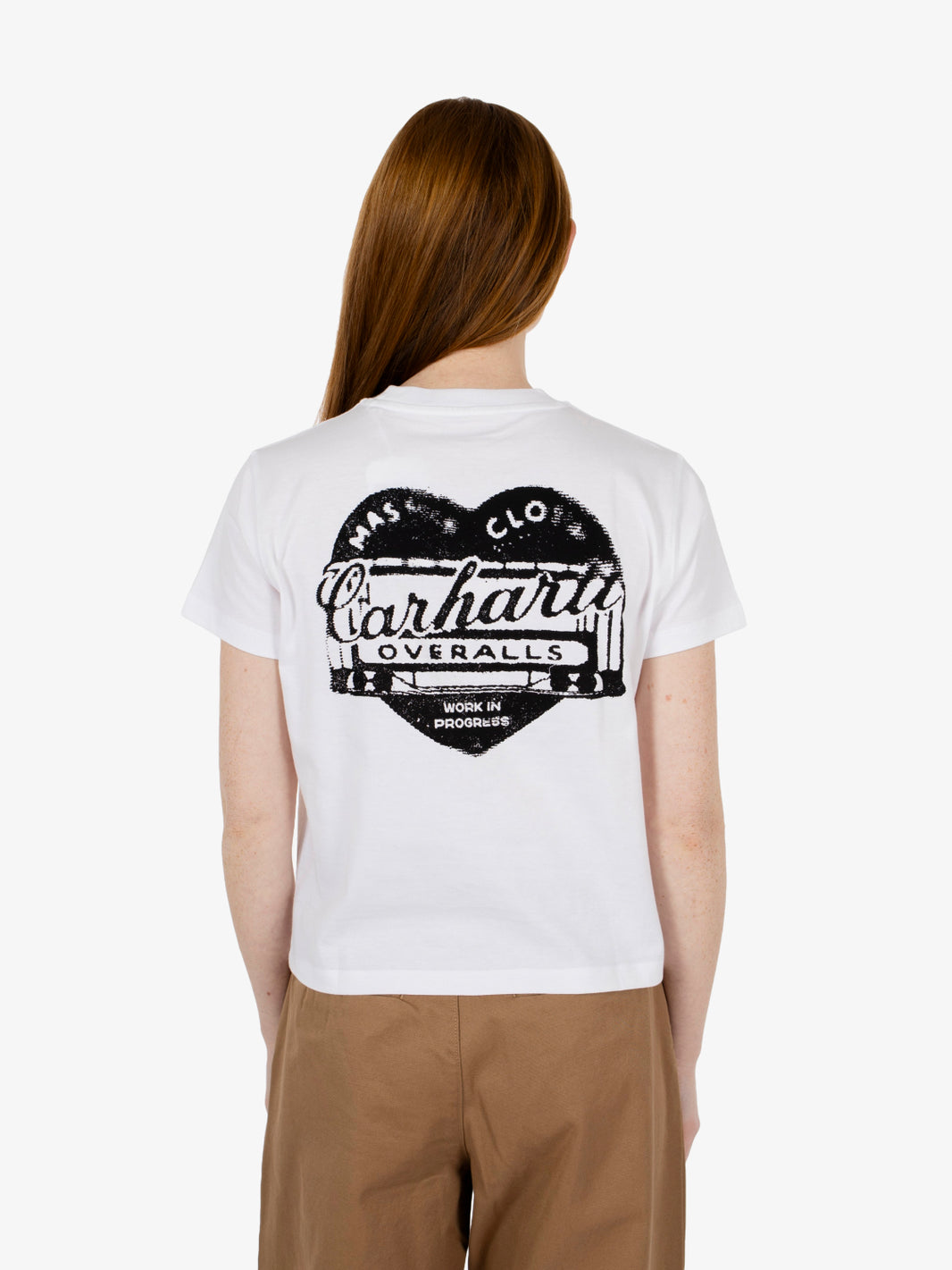 WS/S GARBLE T-SHIRT WHITE I036031.02XX.03