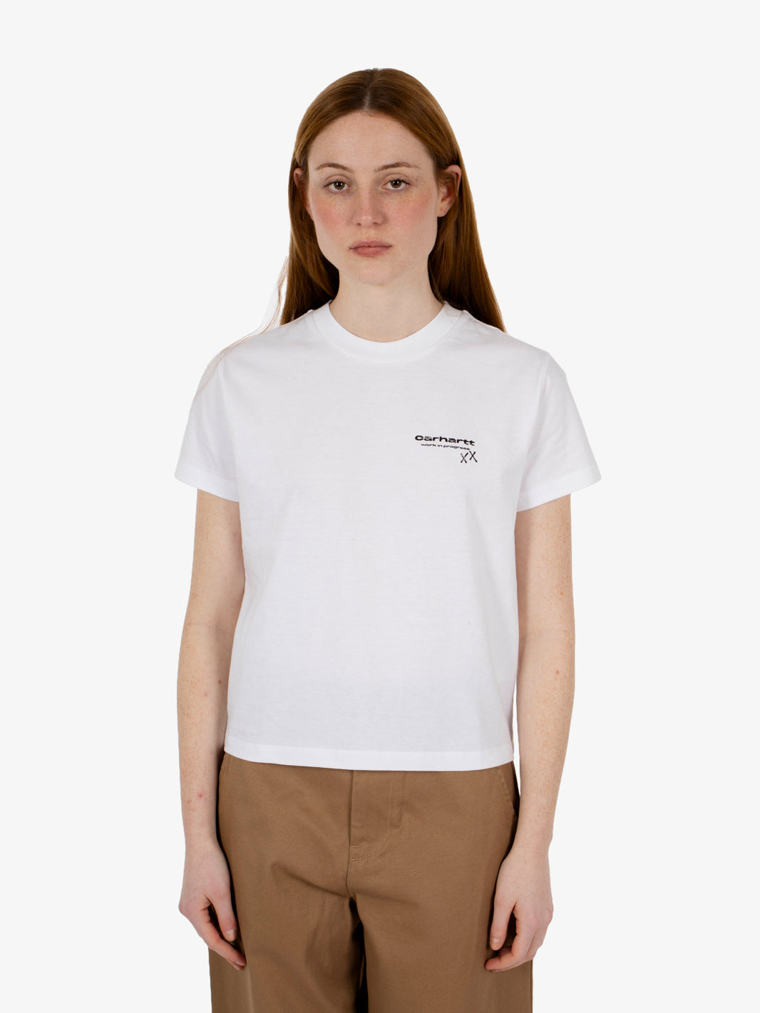 WS/S GARBLE T-SHIRT WHITE I036031.02XX.03