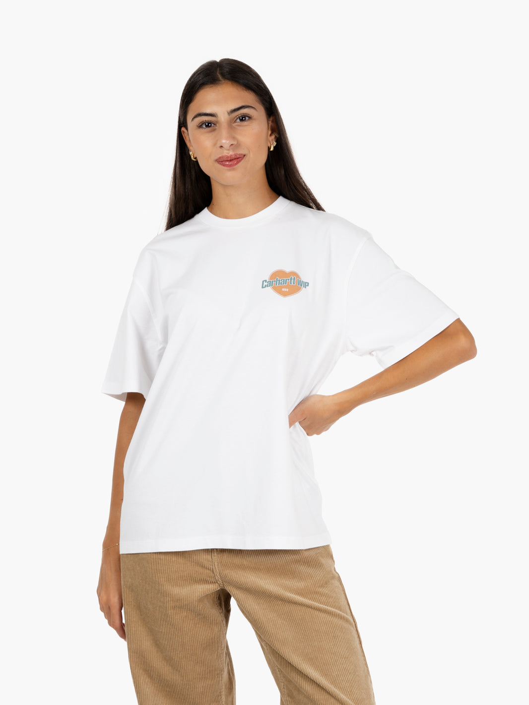 W' S/S Growht T-shirt white
