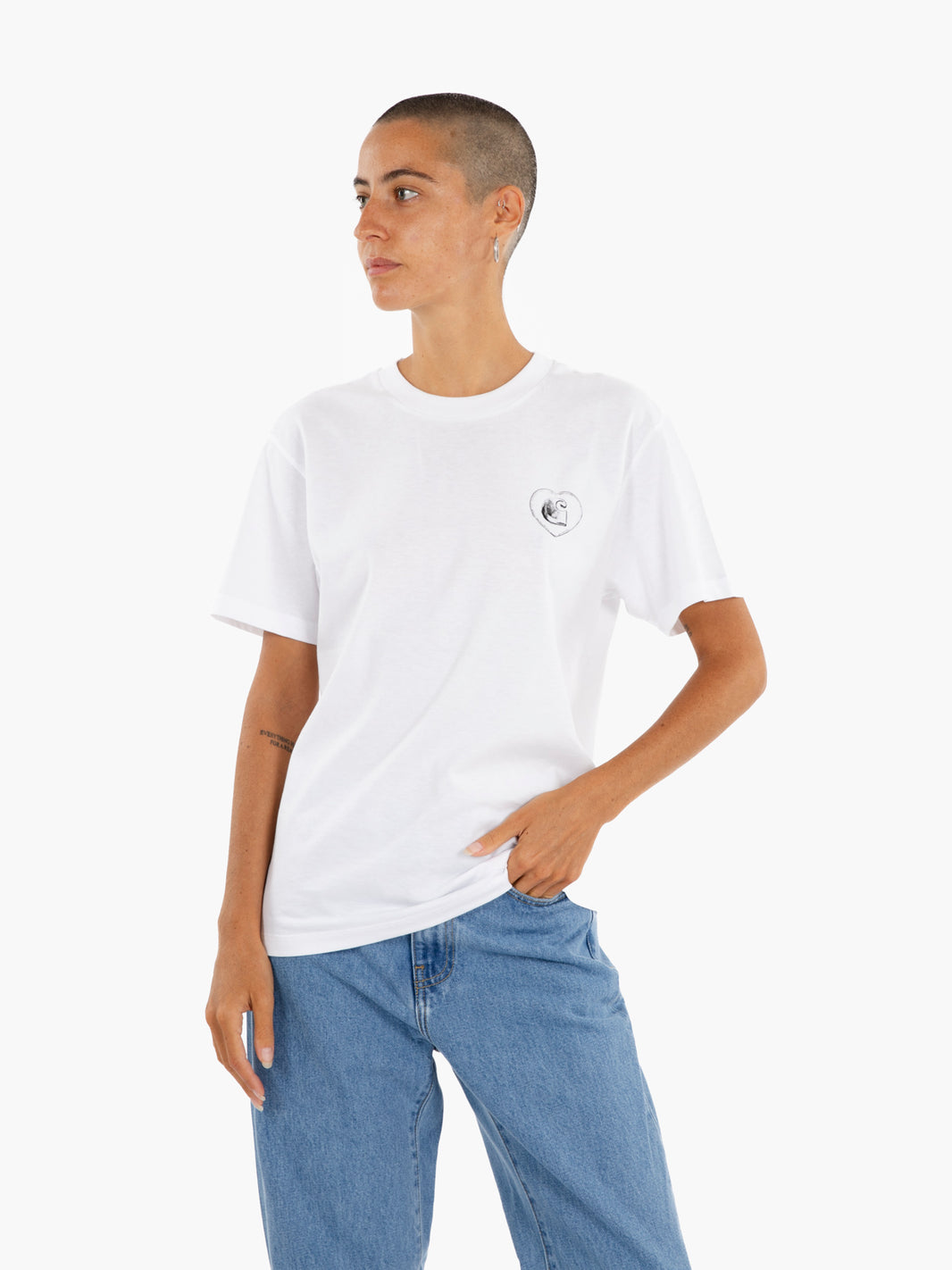 W' S/S Hearts of Hartts t-shirt white