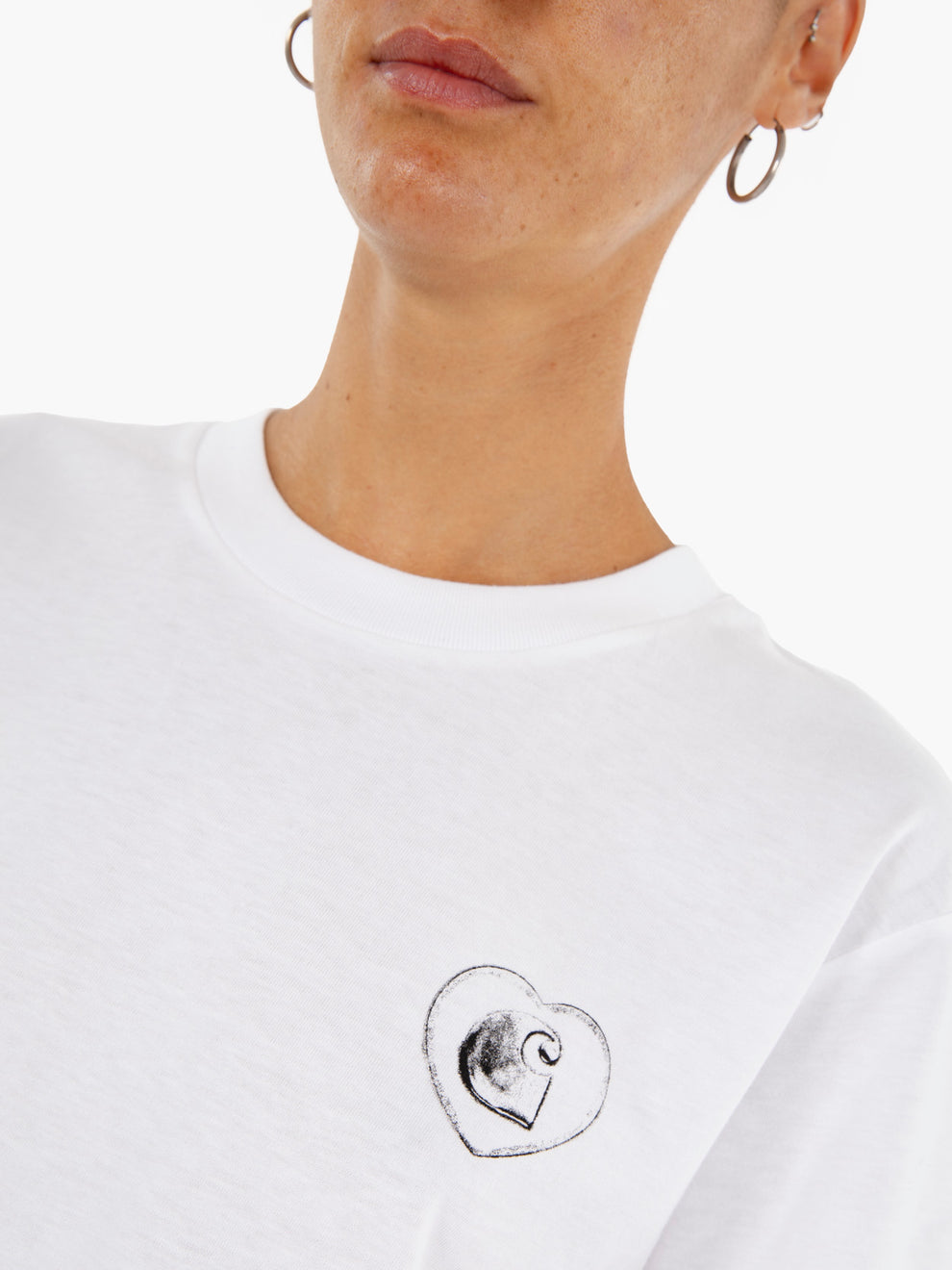 W' S/S Hearts of Hartts t-shirt white