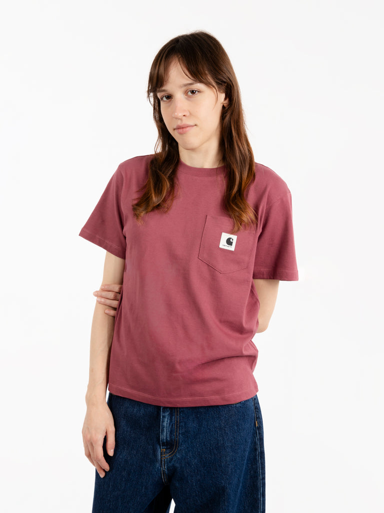 Carhartt WIP - W' S/S Pocket t-shirt dusty fuchsia