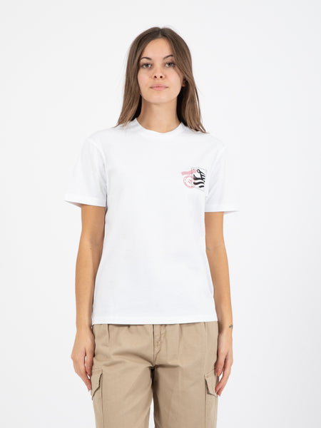 W' S/S Stamp State T-shirt white
