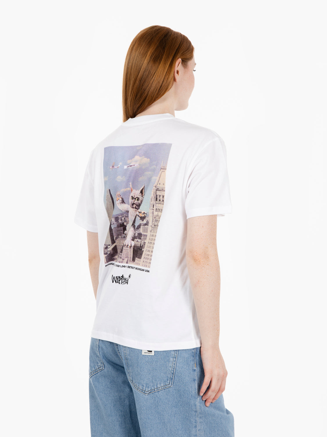 W' S/S Wiptopia t-shirt white