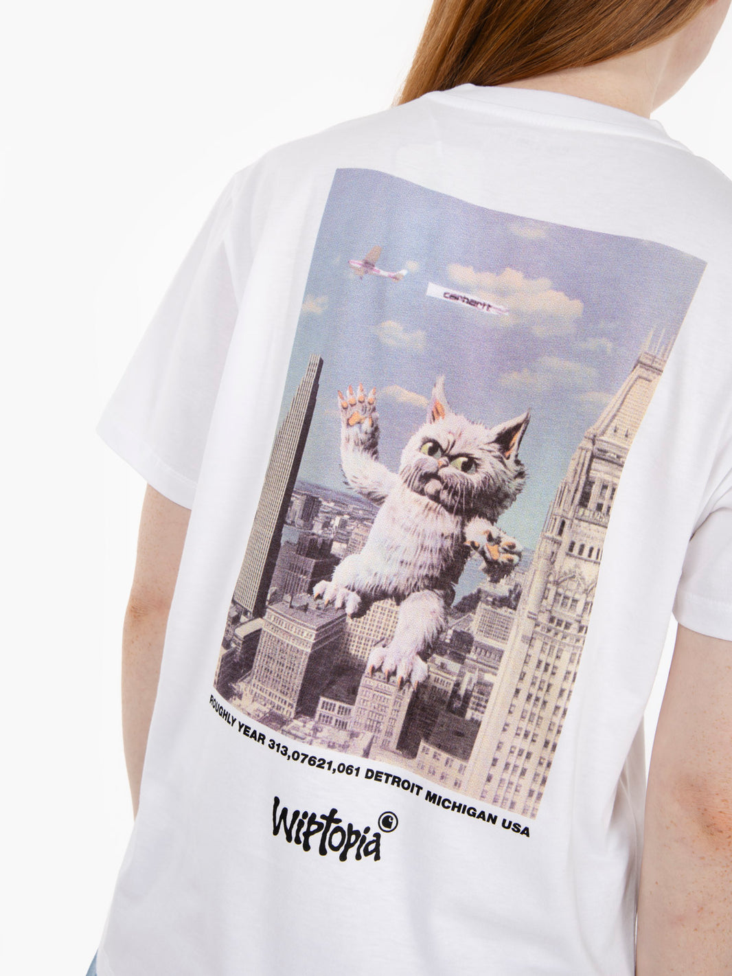 W' S/S Wiptopia t-shirt white