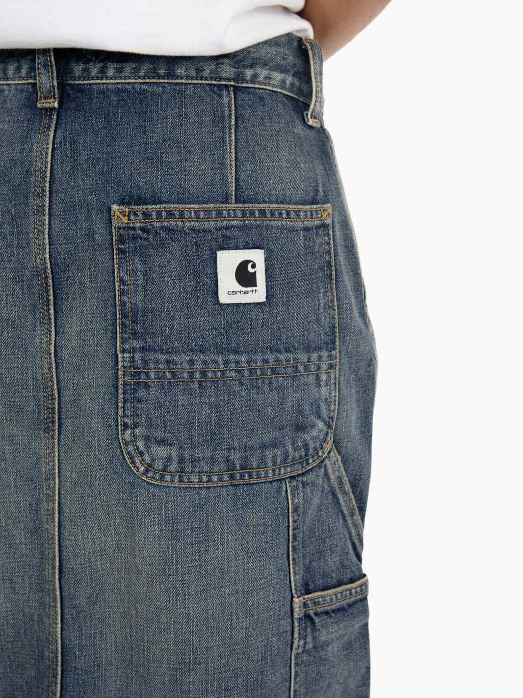 W' Single Knee skirt blue