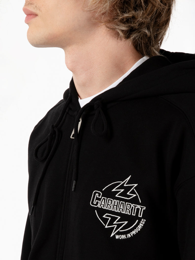 Carhartt WIP - Hooded Ablaze Jacket black / wax