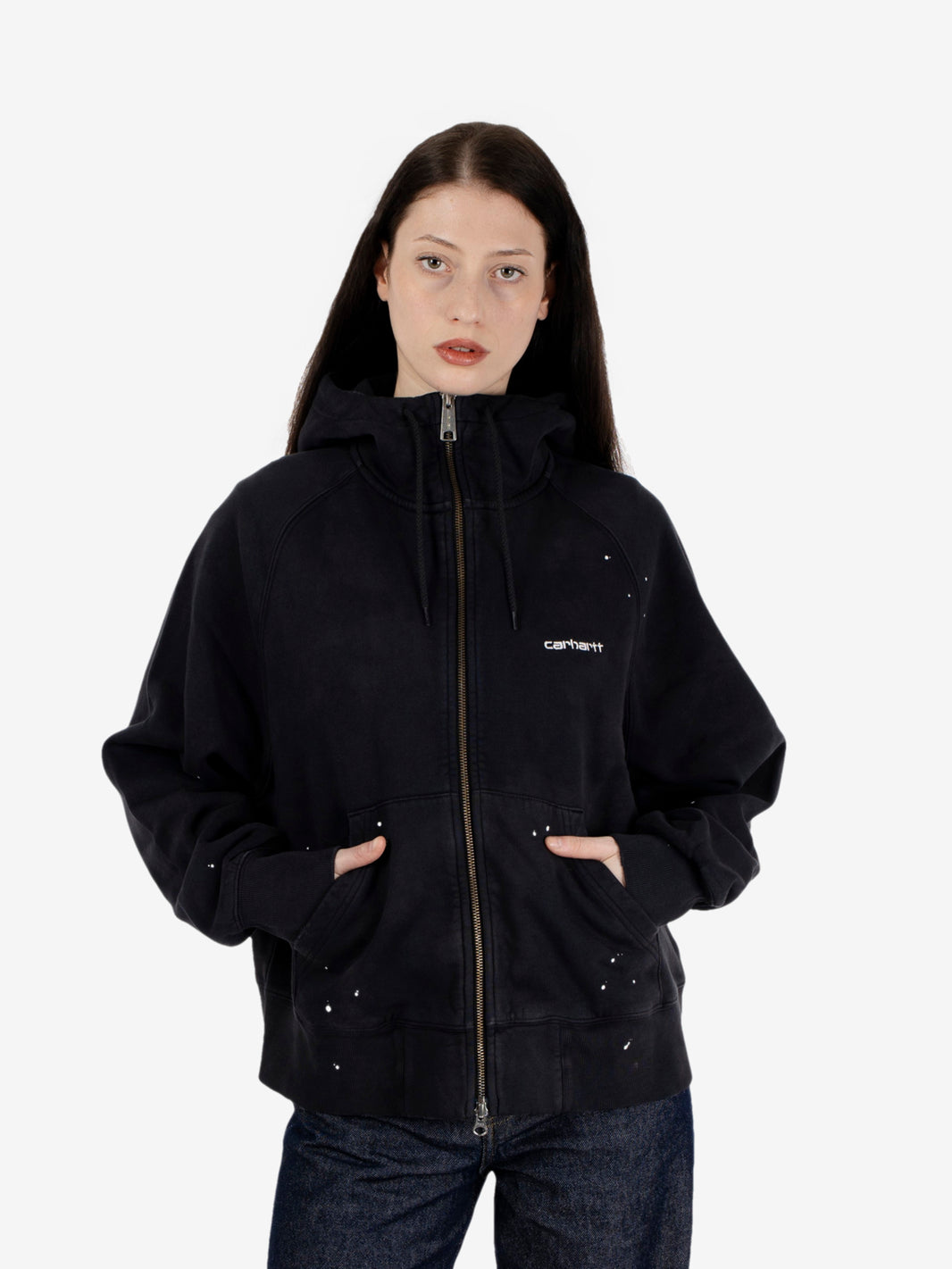 W' Hooded Painter jacket black