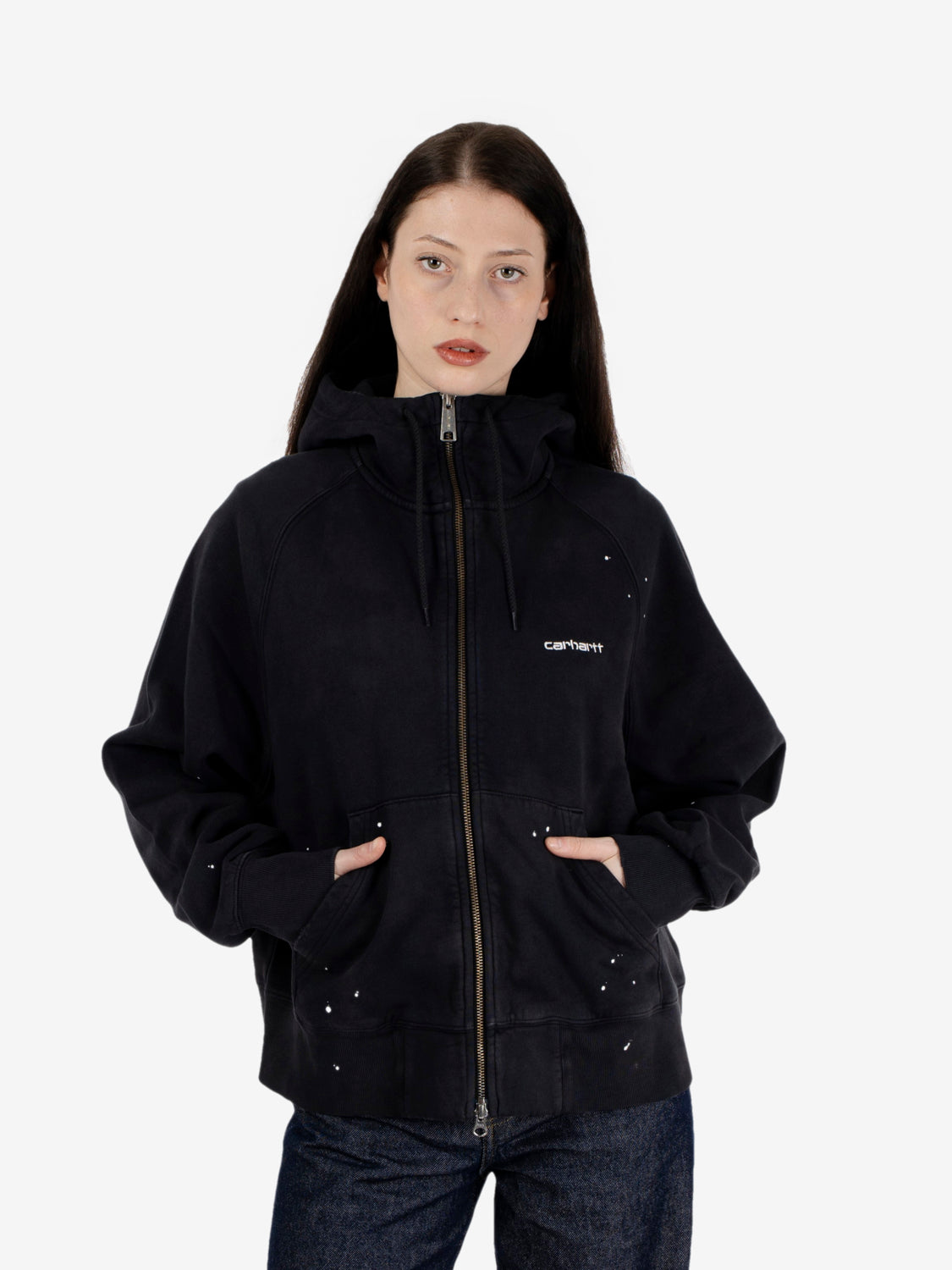W' Hooded Painter jacket black