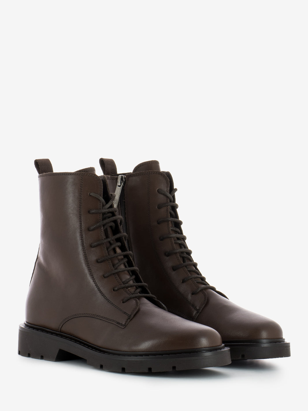 Brit Daily Pollock mocha combat boots
