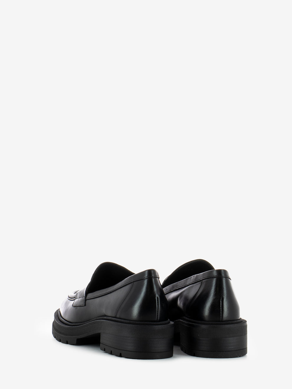 Patty clam Maya black moccasins