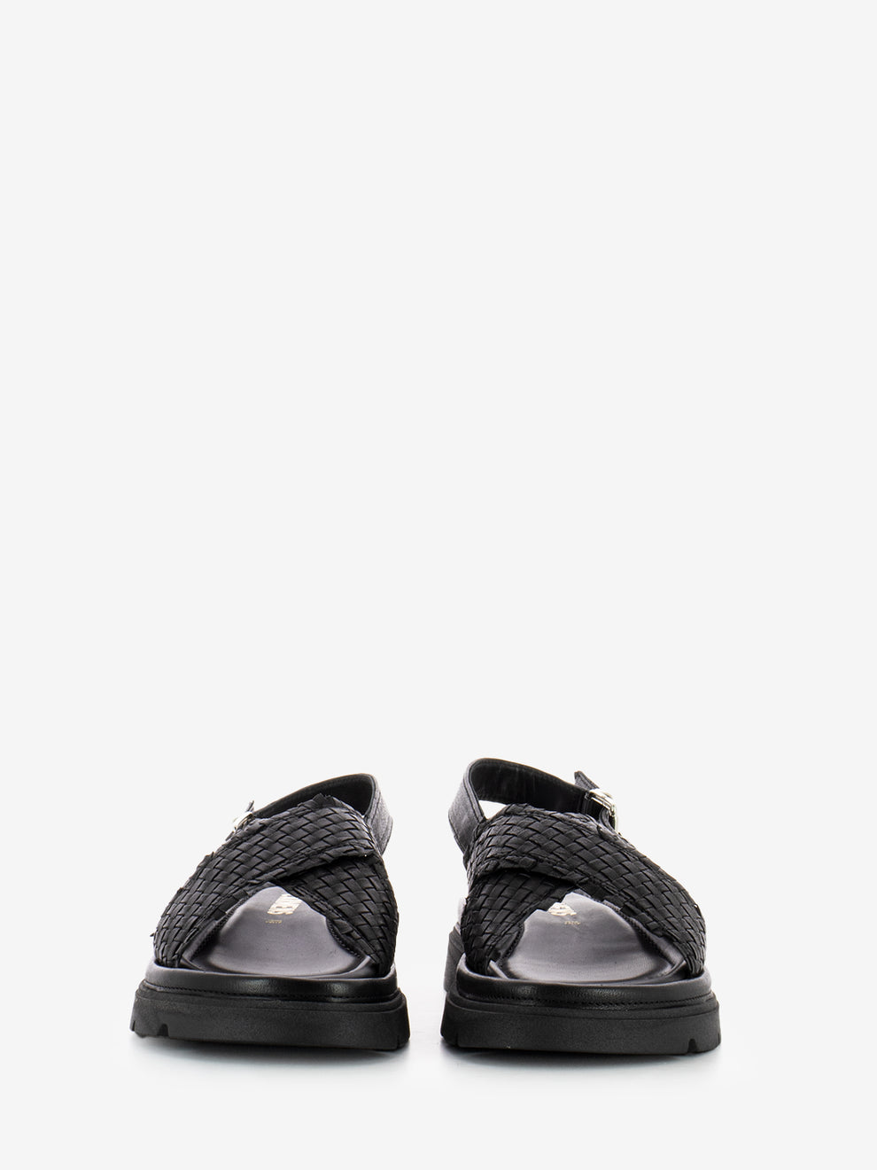 Sandali Thea Tress in pelle nero