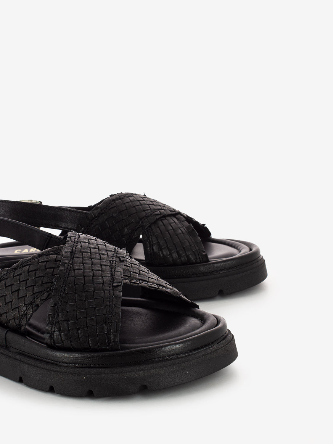 Sandali Thea Tress in pelle nero