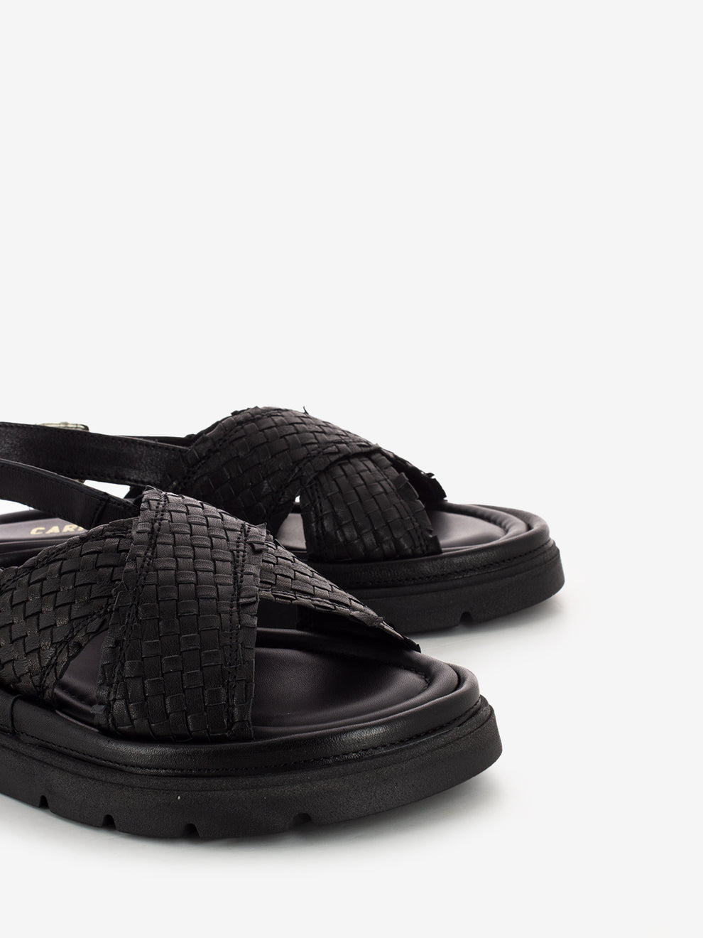 Sandali Thea Tress in pelle nero
