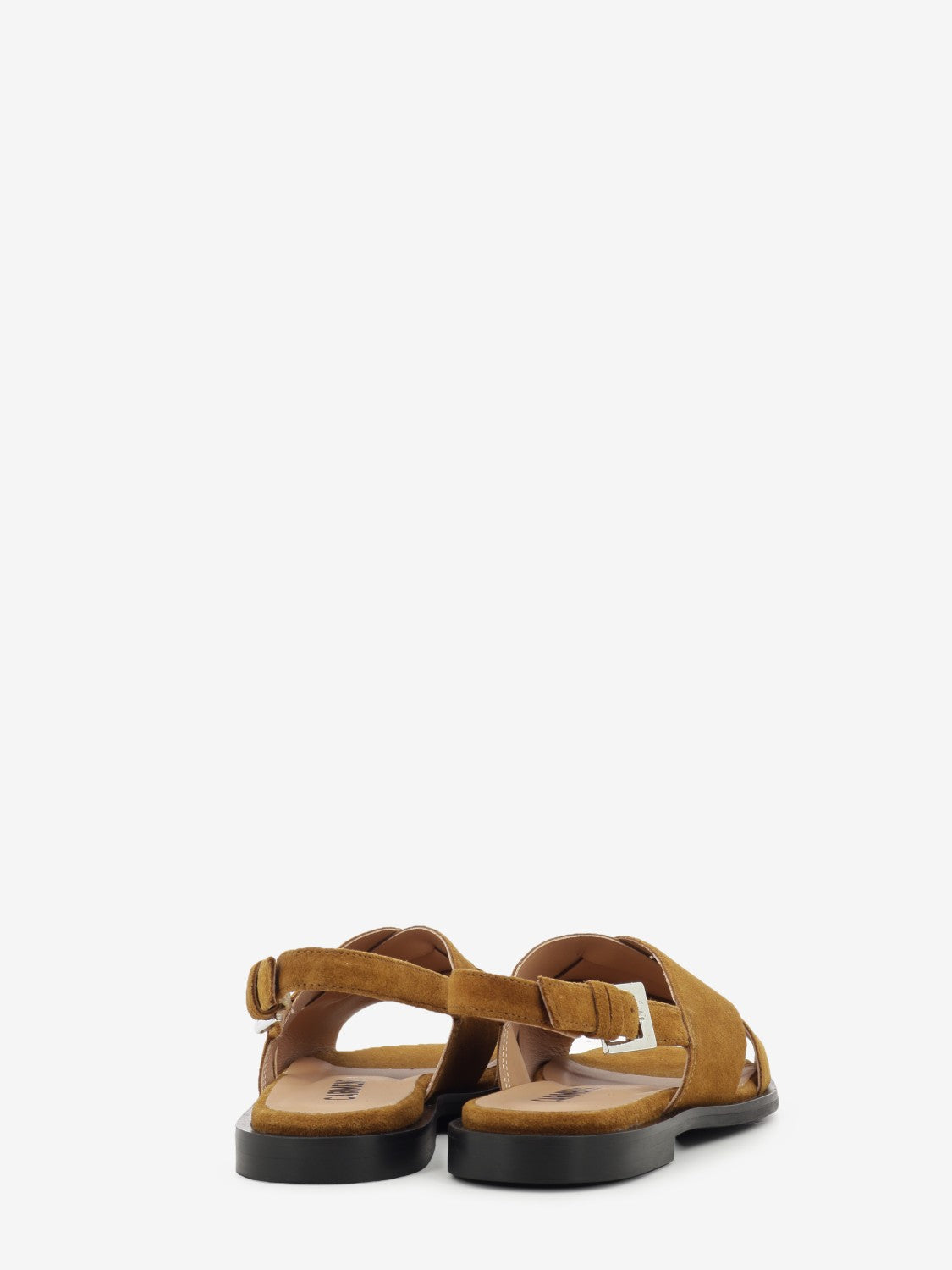 Brown suede sandal