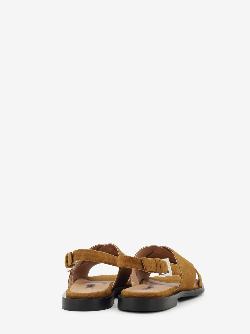 Brown suede sandal