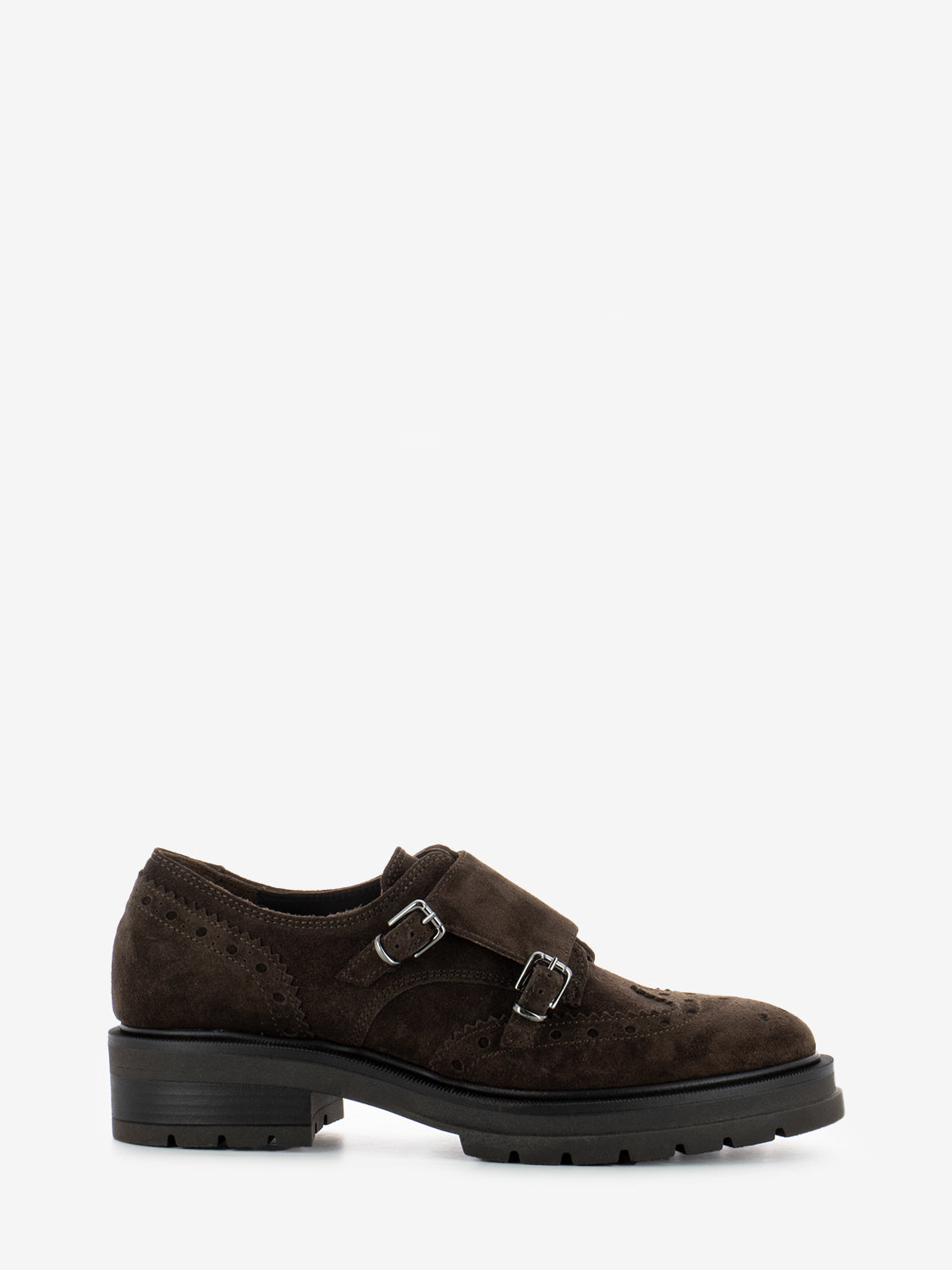 Patty double mousse dark brown shoes