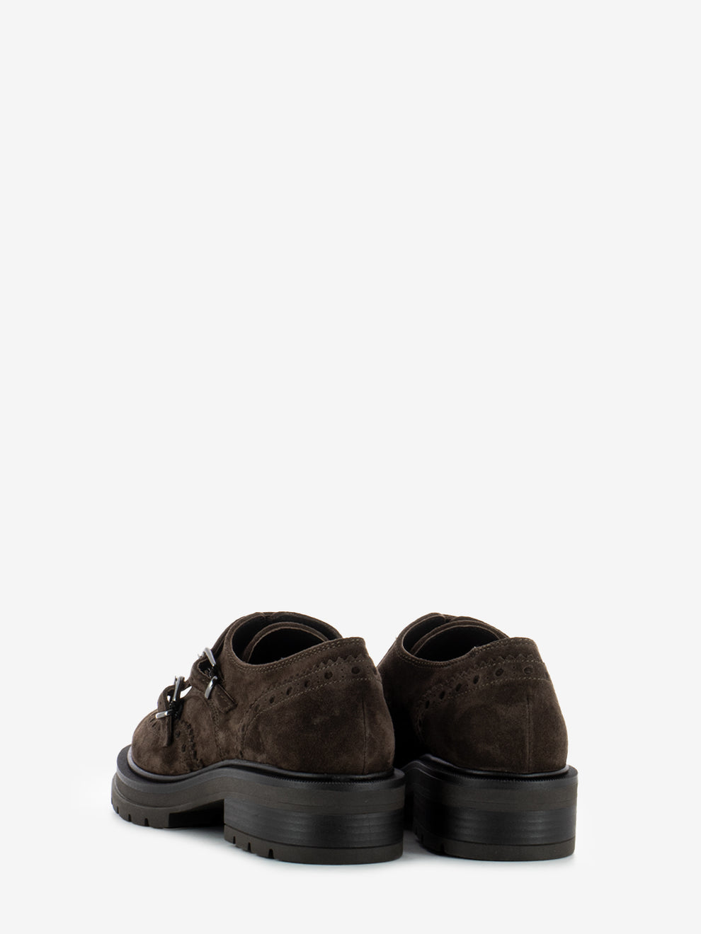 Patty double mousse dark brown shoes