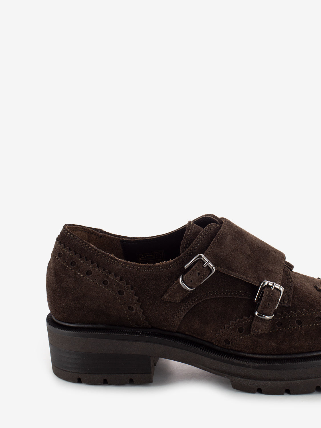 Patty double mousse dark brown shoes