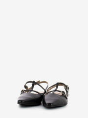 CARMENS - Slingback bassa a punta nera