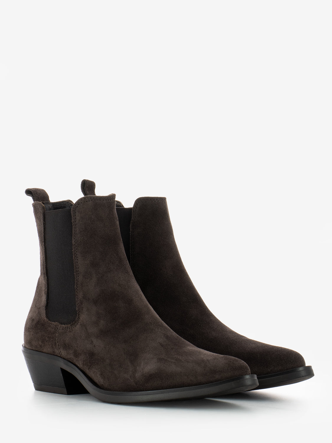 Kelly Beat Texan in dark brown suede