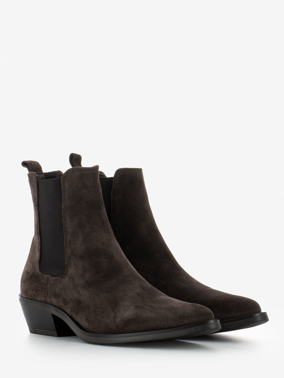 Kelly Beat Texan in dark brown suede