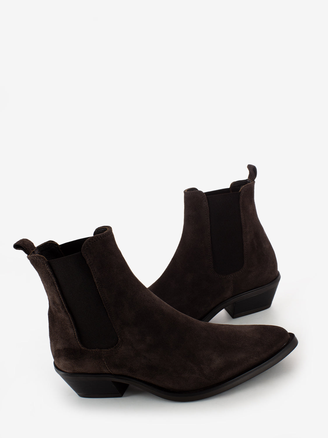 Kelly Beat Texan in dark brown suede