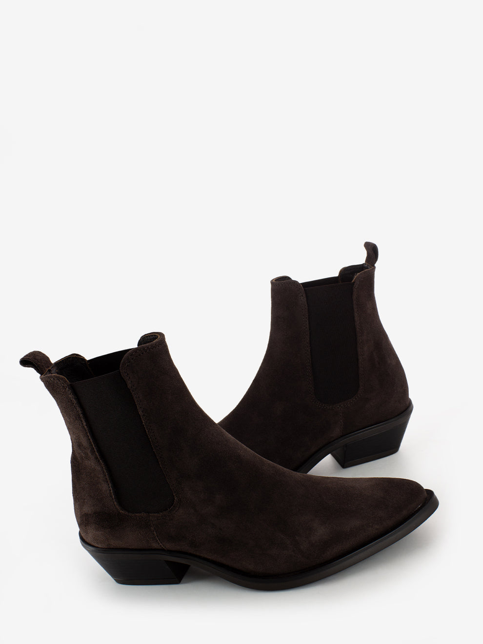 Kelly Beat Texan in dark brown suede
