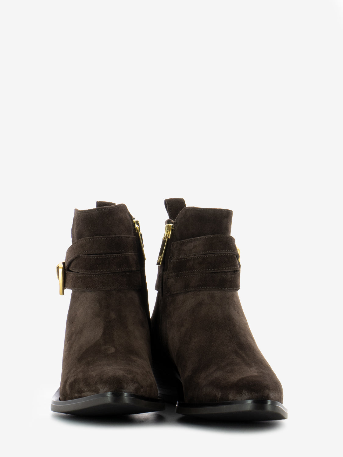 Kelly brown mousse wrap ankle boots