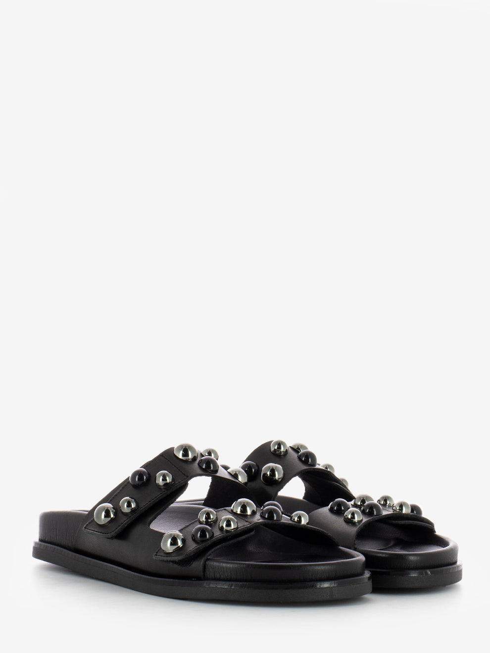 Black Sphere Sandals