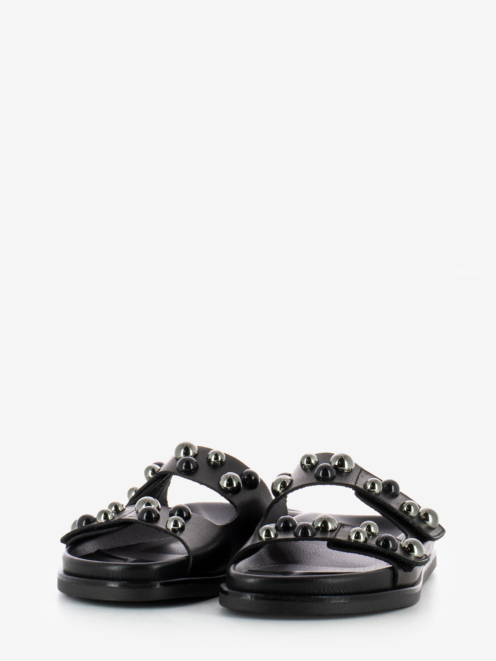 Black Sphere Sandals