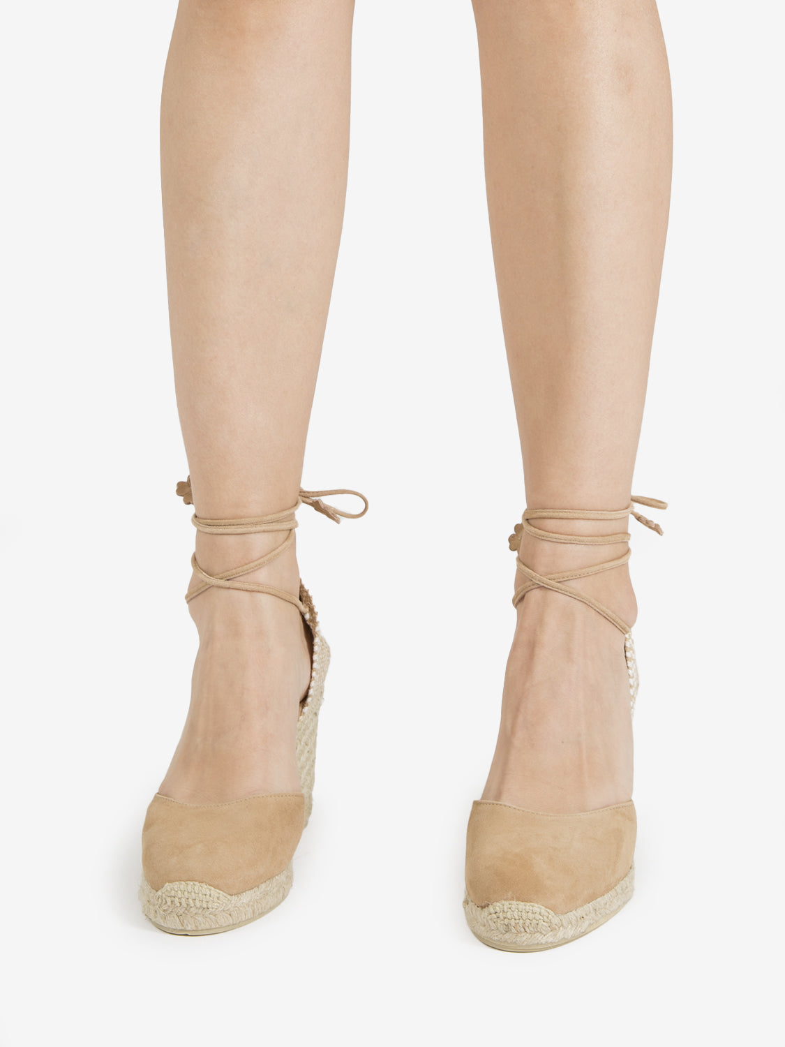 Carina toasted nubuck espadrilles 90mm