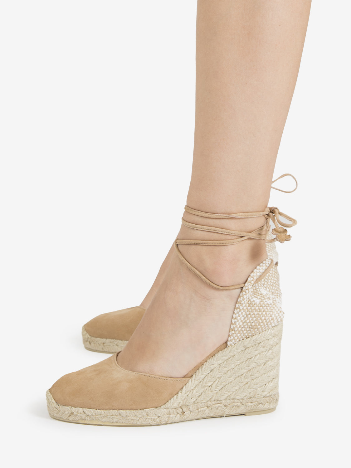 Carina toasted nubuck espadrilles 90mm