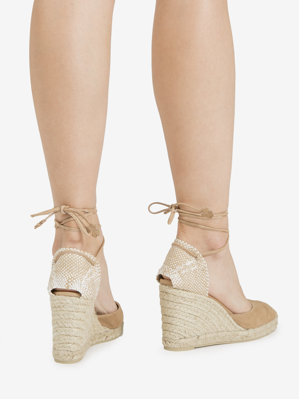Carina toasted nubuck espadrilles 90mm